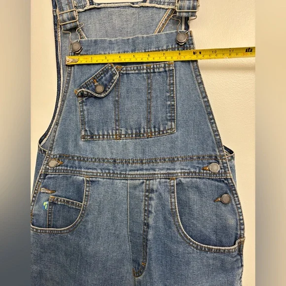 Vintage Denim Overall Shorts - Picture 4 of 4